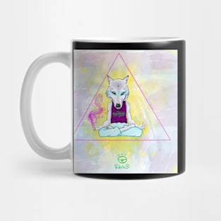 man is a wolf to man Mug